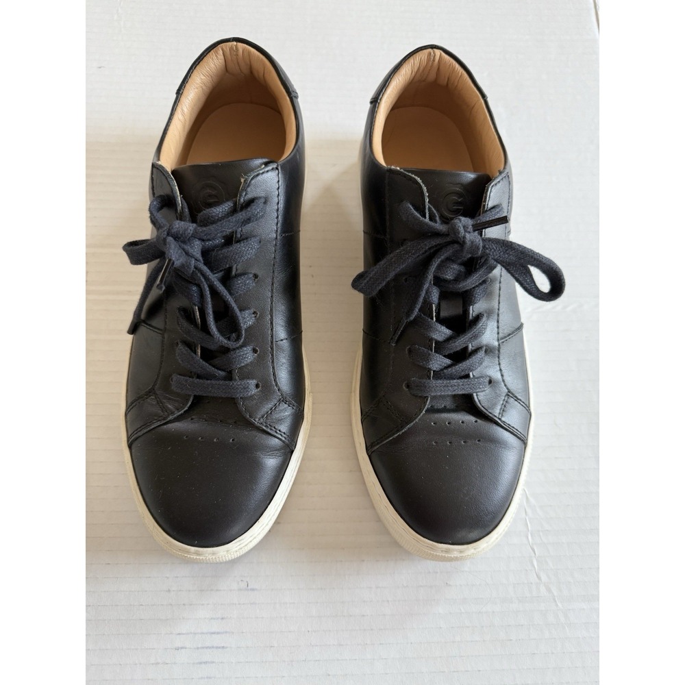 Greats Brooklyn Italy Black Leather Womens  Sneaker Casual Shoe Euro 39 US 8.5
